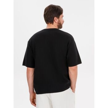 Джемпер с коротким рукавом Siluetti Volumica, черный, размер XL/XXL
