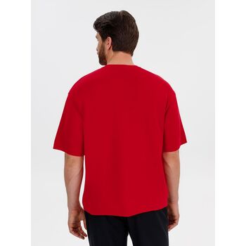 Джемпер с коротким рукавом Siluetti Volumica, красный, размер XL/XXL