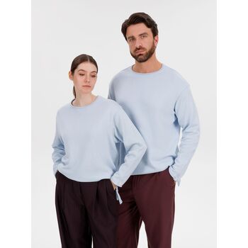 Лонгслив унисекс Siluetti Fuori, светло-голубой, размер L/XL