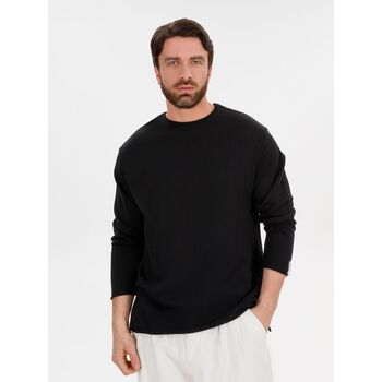 Лонгслив унисекс Siluetti Fuori, черный, размер L/XL