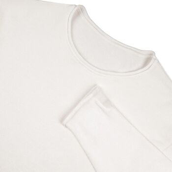 Лонгслив унисекс Siluetti Fuori, молочно-белый, размер L/XL