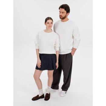 Лонгслив унисекс Siluetti Fuori, молочно-белый, размер L/XL