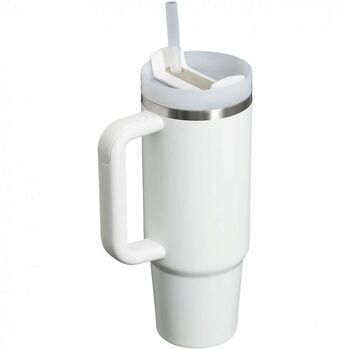 Термокружка Quencher H2.0 1180 с трубочкой, белая