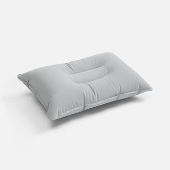 Надувная подушка Pillowish, серая