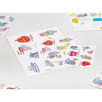 Наклейки ПВХ Sticker Pack на заказ, L