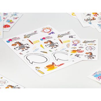 Наклейки ПВХ Sticker Pack на заказ, L