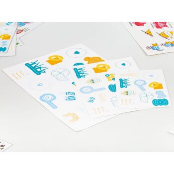 Наклейки ПВХ Sticker Pack на заказ, L