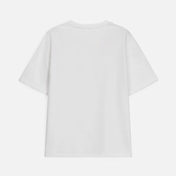 Футболка унисекс Durington, белая, размер M/L