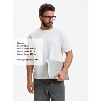 Футболка унисекс Durington, белая, размер XL/XXL