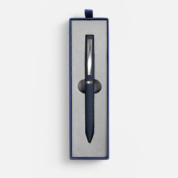 Ручка шариковая Bolt Soft Touch в футляре, синяя