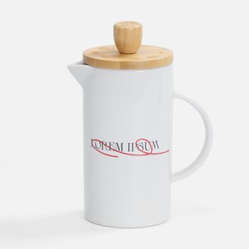 Френч-пресс Ceramero, белый