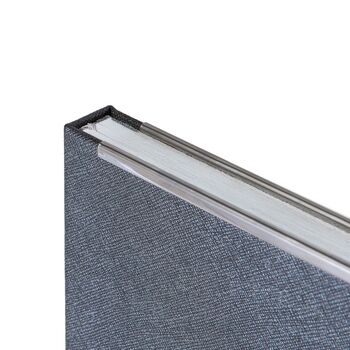 Ежедневник Frame Metal, недатированный, серый