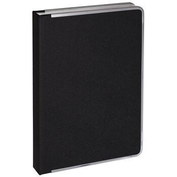Ежедневник Frame Metal, недатированный, черный