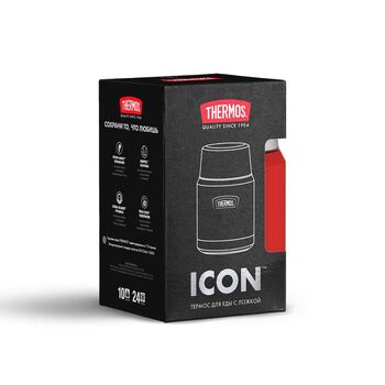 Термос для еды Icon 470, красный