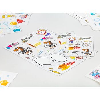 Наклейки UV-DTF Sticker Pack на заказ, M