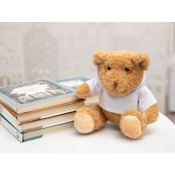 Мягкая игрушка «Мишка Cuddleton» в белом худи