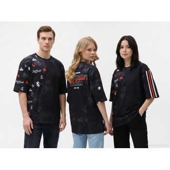 Футболка мужская оверсайз Originelli Terry с полной запечаткой на заказ, размер S