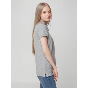Рубашка поло женская Virma lady, серый меланж, размер S