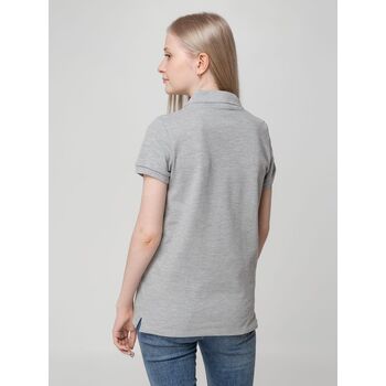 Рубашка поло женская Virma lady, серый меланж, размер XL