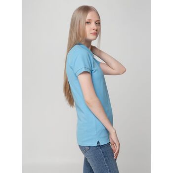 Рубашка поло женская Virma lady, голубая, размер XL