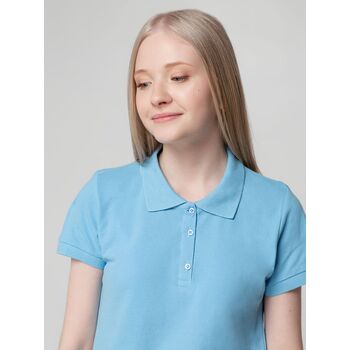 Рубашка поло женская Virma lady, голубая, размер XL