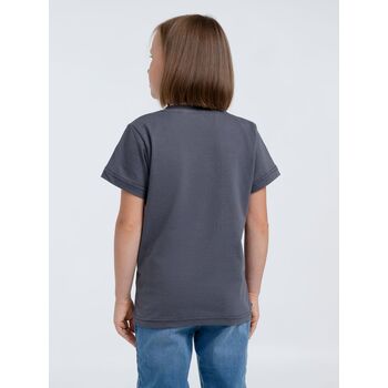 Футболка детская T-Bolka Kids, темно-серая (графит), 14 лет