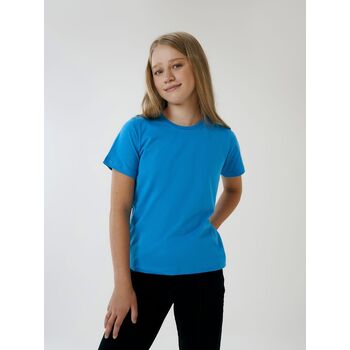 Футболка детская T-Bolka Kids, бирюзовая, 8 лет