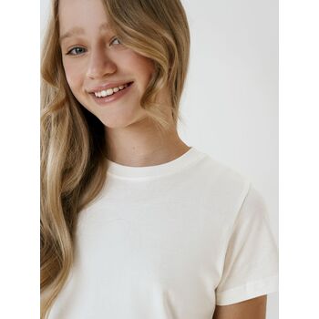 Футболка детская T-Bolka Kids, белая (теплый оттенок), 14 лет