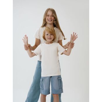 Футболка детская T-Bolka Kids, молочно-белая, 12 лет
