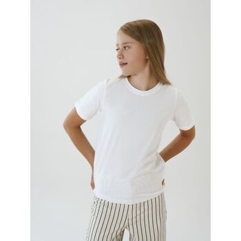 Футболка детская T-Bolka Kids, белая (белоснежная), 8 лет