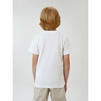 Футболка детская T-Bolka Kids, белая (белоснежная), 8 лет