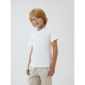 Футболка детская T-Bolka Kids, белая (белоснежная), 10 лет