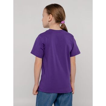 Футболка детская T-Bolka Kids, фиолетовая, 6 лет