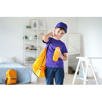 Футболка детская T-Bolka Kids, фиолетовая, 6 лет