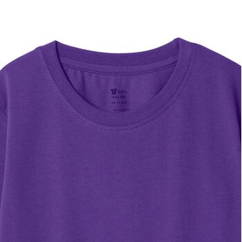 Футболка детская T-Bolka Kids, фиолетовая, 8 лет