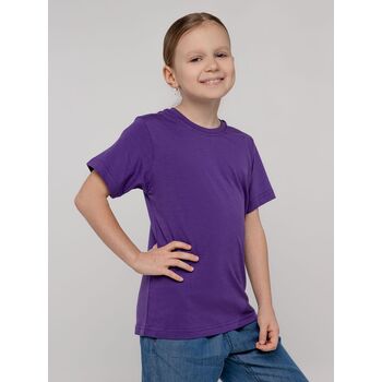 Футболка детская T-Bolka Kids, фиолетовая, 8 лет