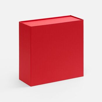 Коробка складная Quadra Fold, красная