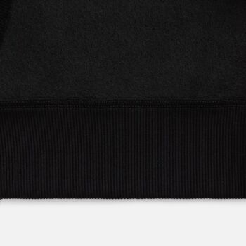 Толстовка унисекс оверсайз Ziplink Heavy, черная, размер XS