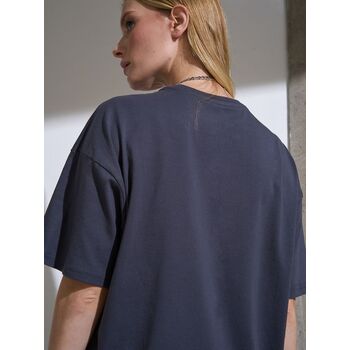 Футболка Oversize Premium, темно-серая (антрацит), размер S