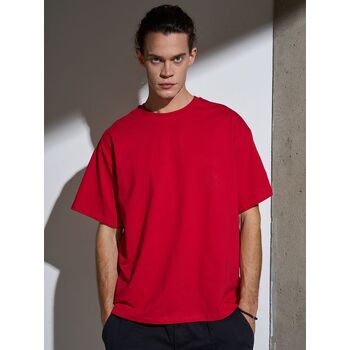 Футболка Oversize Premium, красная, размер S