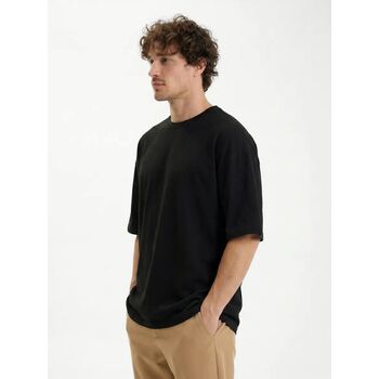 Футболка Oversize Premium 210, черная, размер S