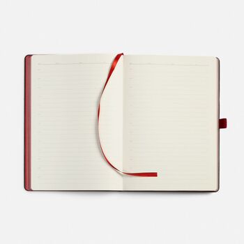 Ежедневник Peel Flex, недатированный, красный