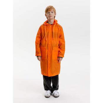 Дождевик детский RainDrop Kids, оранжевый, 12 лет (рост 142-152)