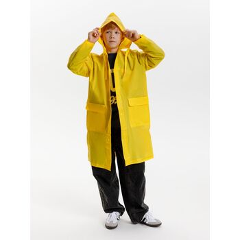 Дождевик детский RainDrop Kids, желтый, 8 лет (рост 118-128)