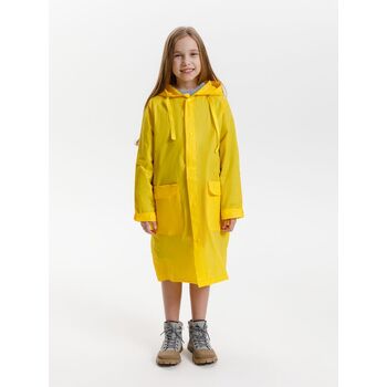 Дождевик детский RainDrop Kids, желтый, 12 лет (рост 142-152)