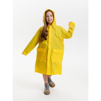 Дождевик детский RainDrop Kids, желтый, 12 лет (рост 142-152)