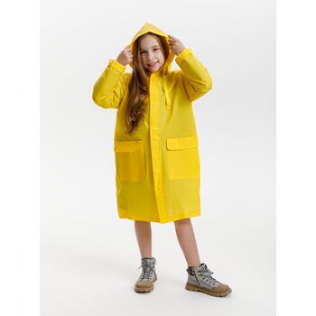 Дождевик детский RainDrop Kids, желтый, 12 лет (рост 142-152)