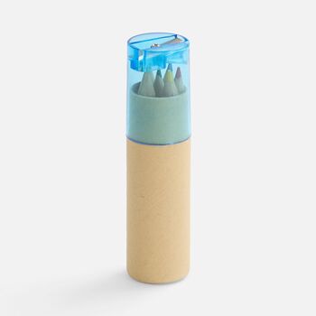 Набор карандашей Pencilvania Office с точилкой, синий