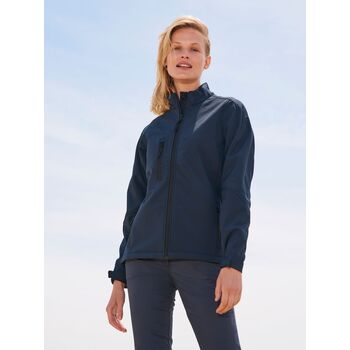 Куртка женская на молнии Roxy 340 темно-синяя, размер XL
