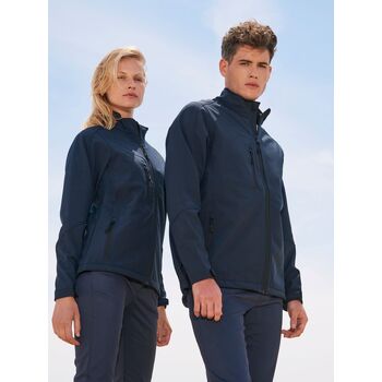 Куртка женская на молнии Roxy 340 темно-синяя, размер XXL
